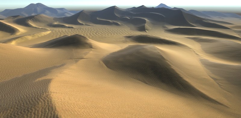 Пустыня вид сверху