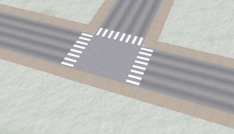 Текстура перекрестка дороги