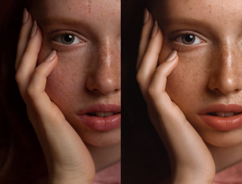 Портрет без обработки