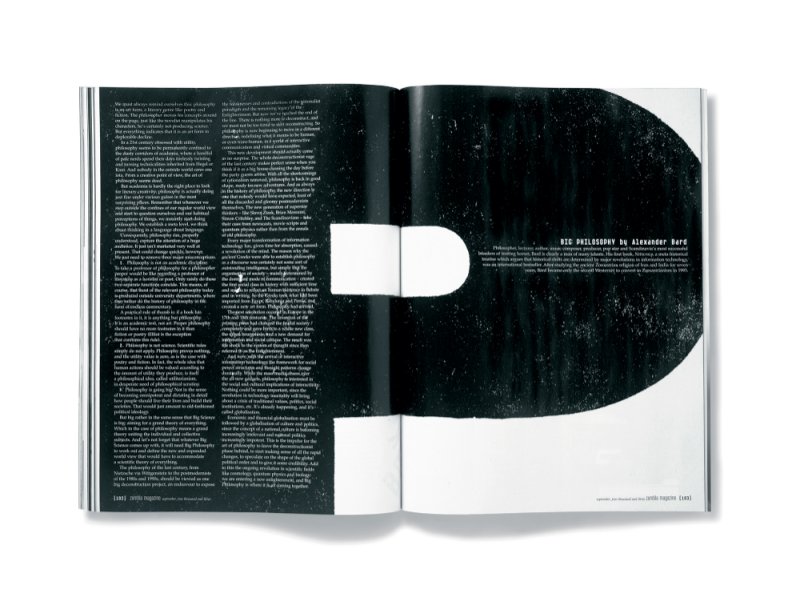 Креативная верстка журнала