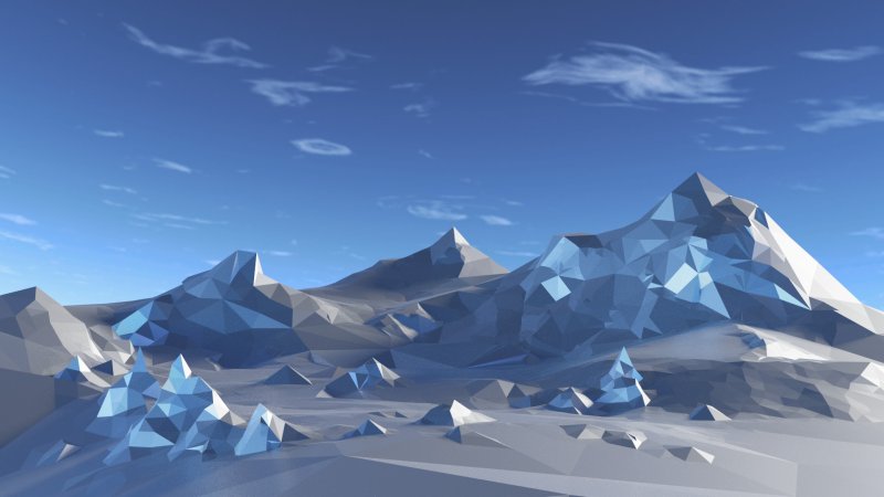 Полигональная Low Poly
