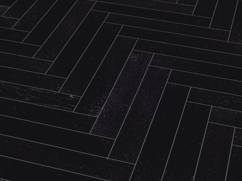 Черный паркет