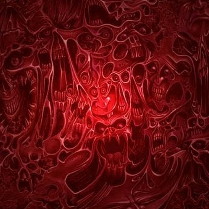 Красный Демонический фон