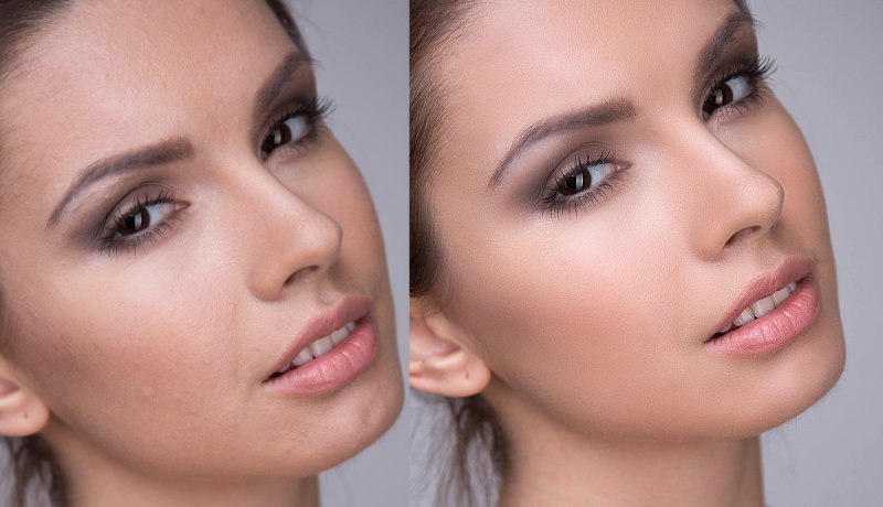 Ретушь кожи