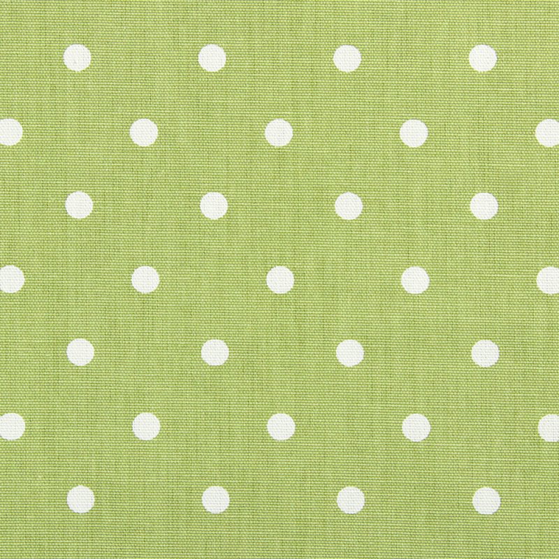 Зеленая ткань в горошек