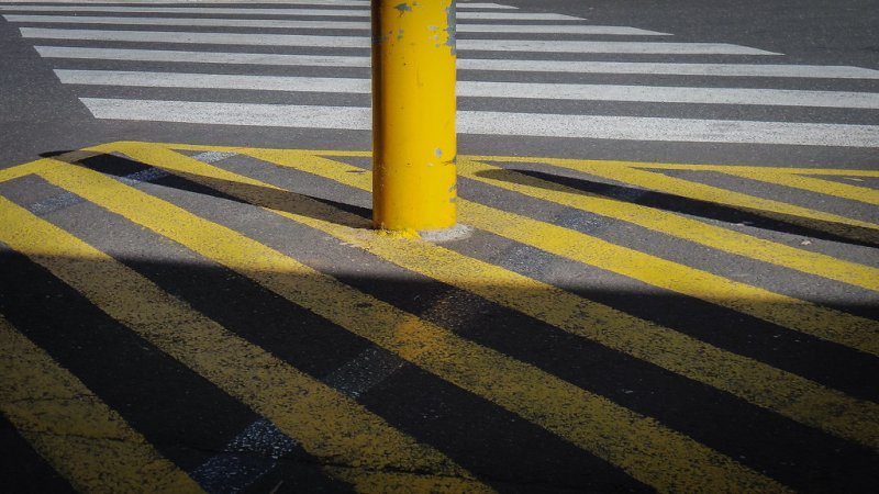 Дорожная разметка в США