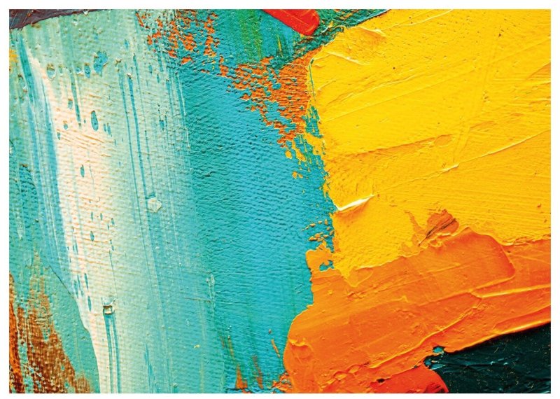 Яркие мазки краски