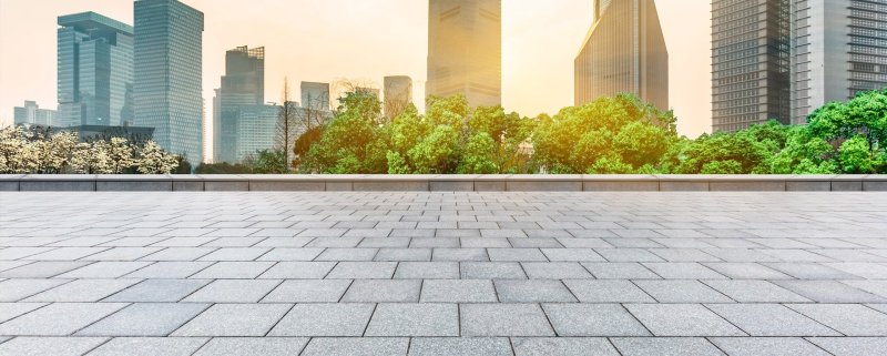 Тротуар в городе