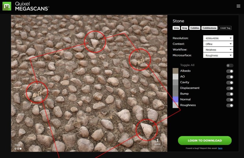 Мегаскан текстуры