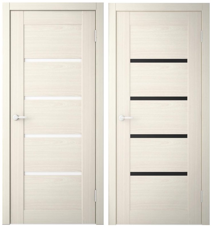 Двери межкомнатные беленый дуб