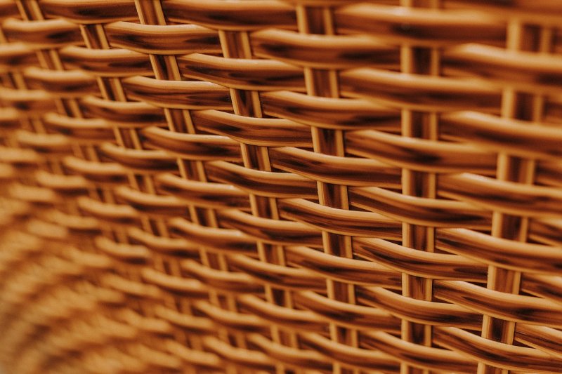 Фактура плетеной корзины