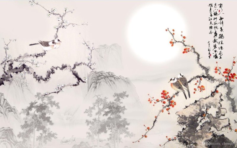 Суйбокуга японская живопись