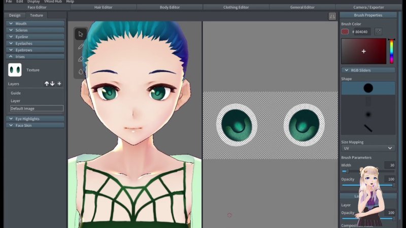 Глаза для VROID Studio