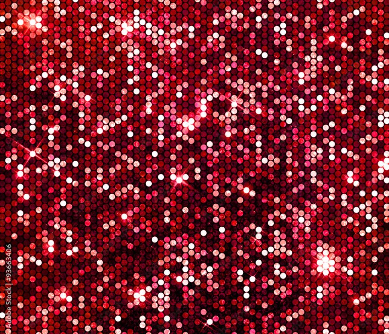 Красные блестки