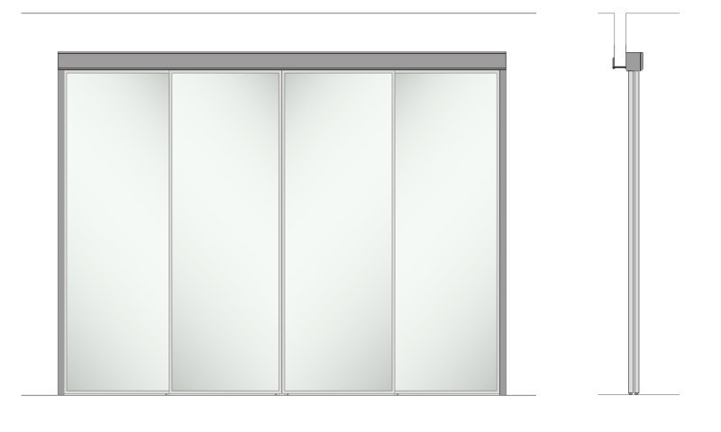 Проведал с640 раздвижная система