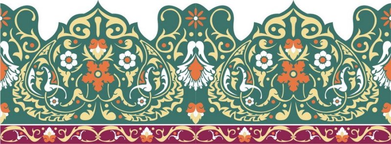 Татарский орнамент Пальметта