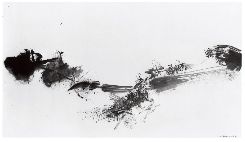 Разводы тушью