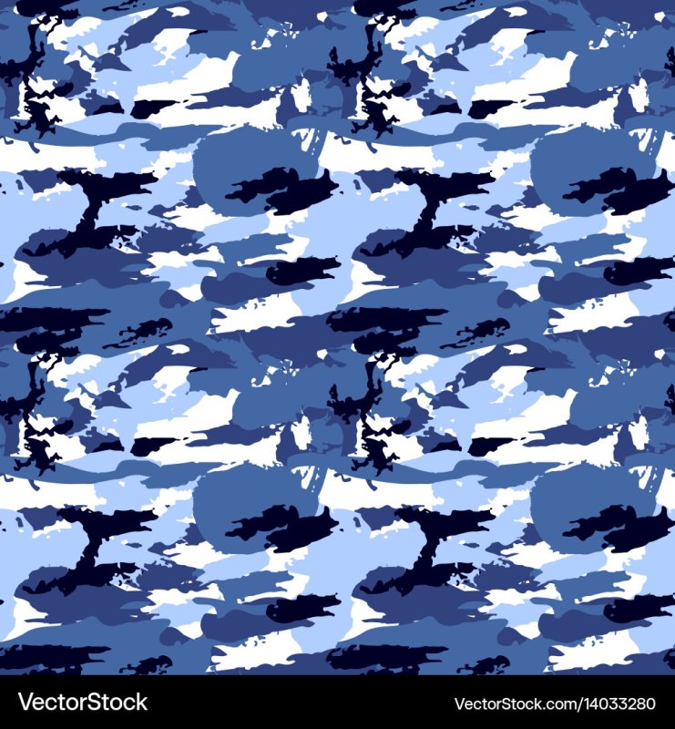 Камуфляж Камо синий