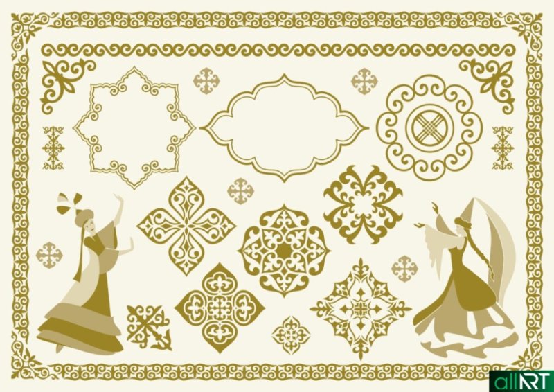Казахский орнамент