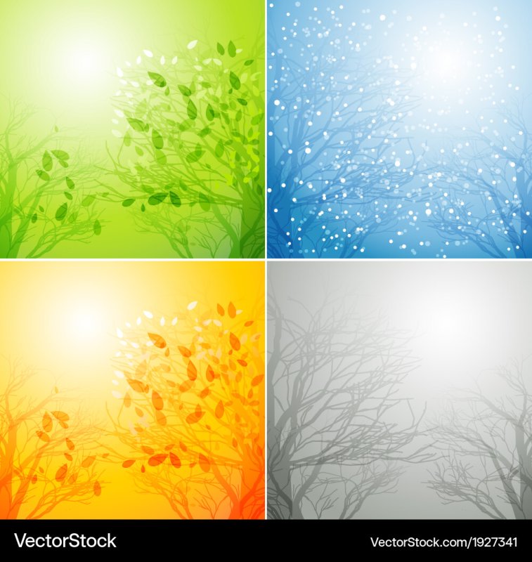 Фон времена года