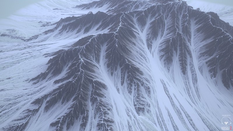 Текстура снежных гор