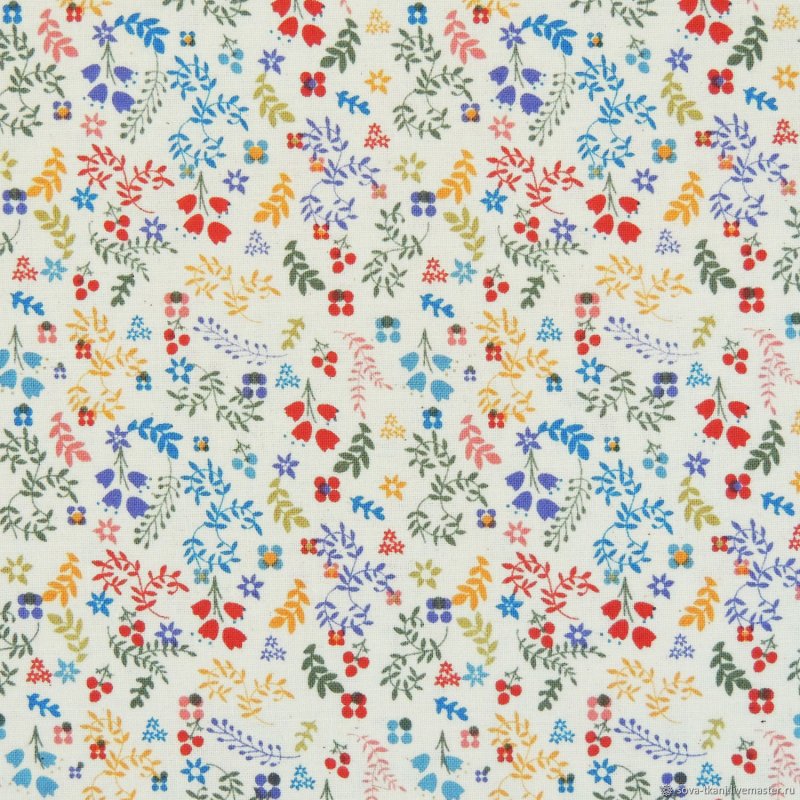 Ткань в мелкий цветочек