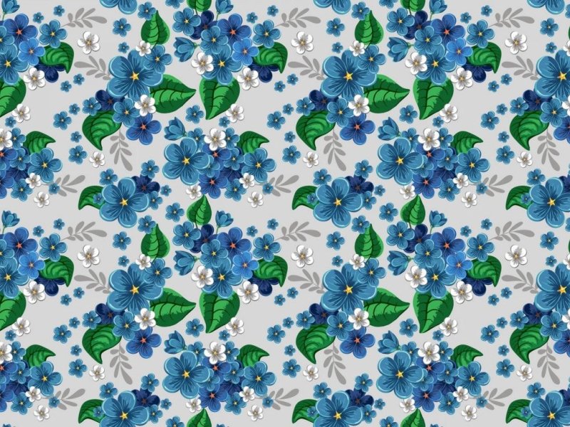 Ткань в мелкий цветок