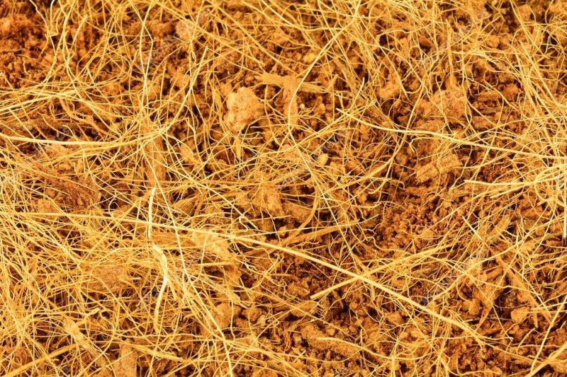 Кокосовое волокно текстура бесшовная