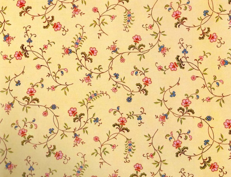 Ткань в мелкий цветочек