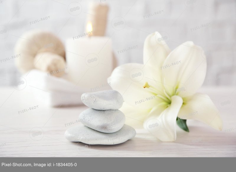 Spa на белом фоне