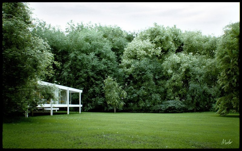 Окружение 3ds Max деревья дача