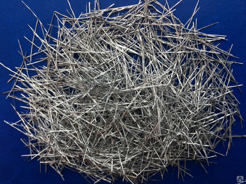 Фибра стальная анкерная d 1,00/50 мм