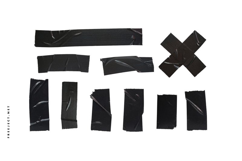 Скотч черный