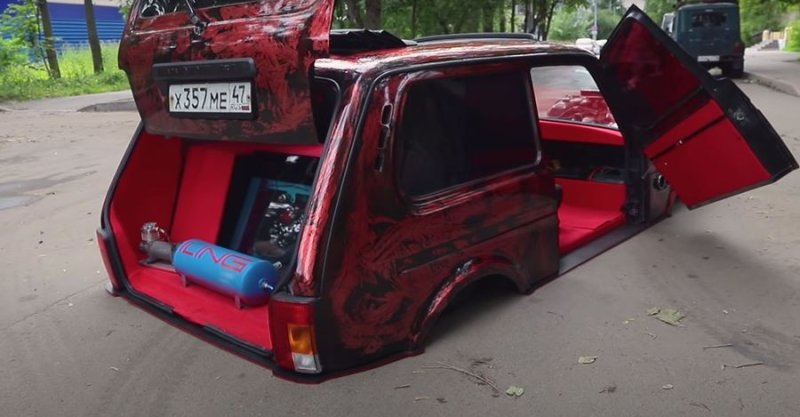 Заниженная Нива 2121