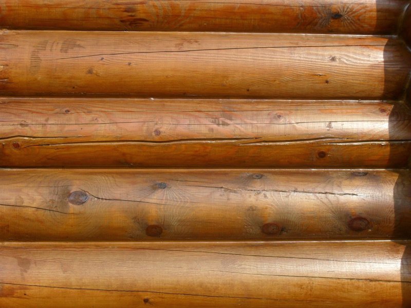 Бревенчатая стена