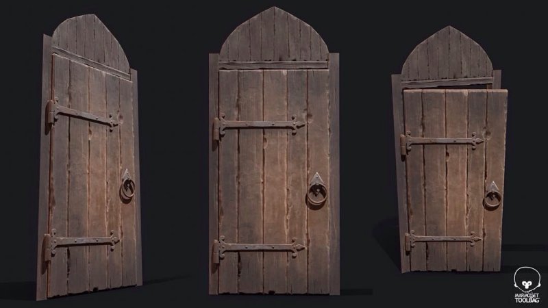 Старая деревянная дверь