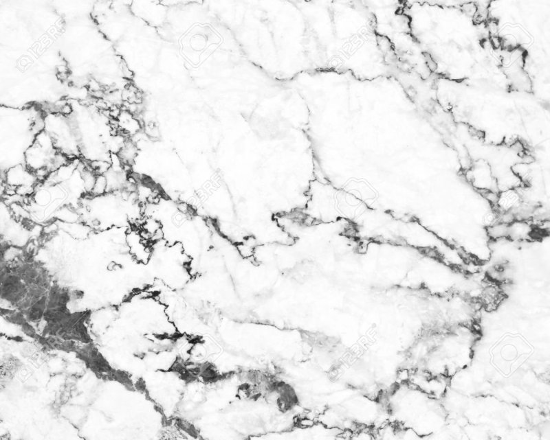 Белый мрамор с прожилками