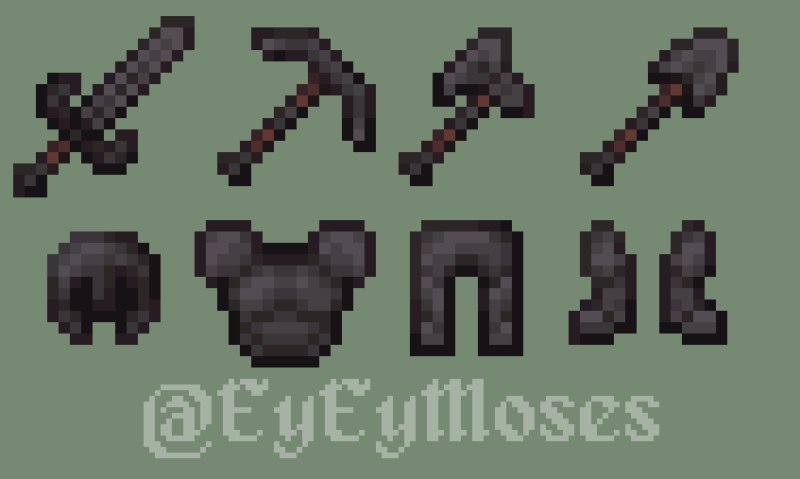 Незеритовая броня майнкрафт