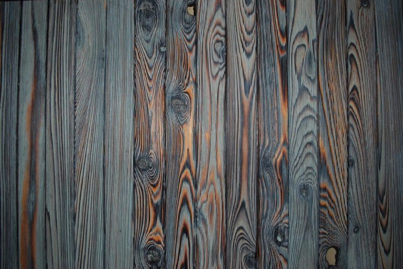 Shou Sugi ban мебель