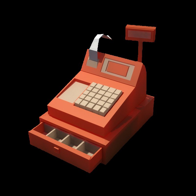 Кассовый аппарат вектор