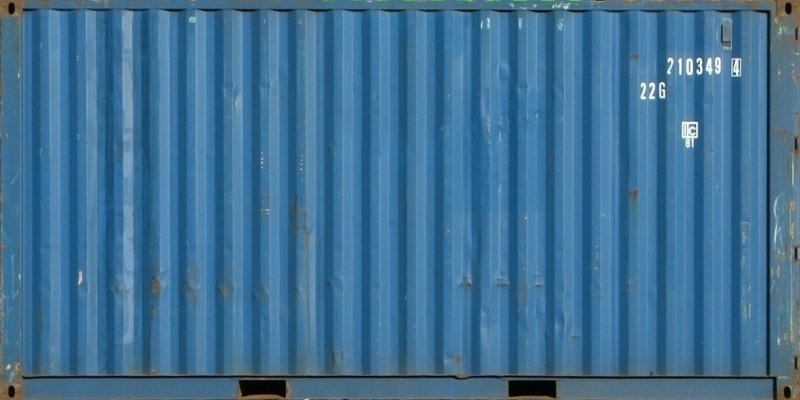 Контейнеры грузовые вид сбоку