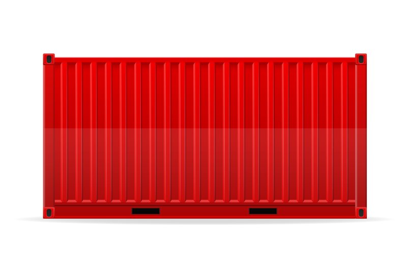 Контейнер 40 футов вектор