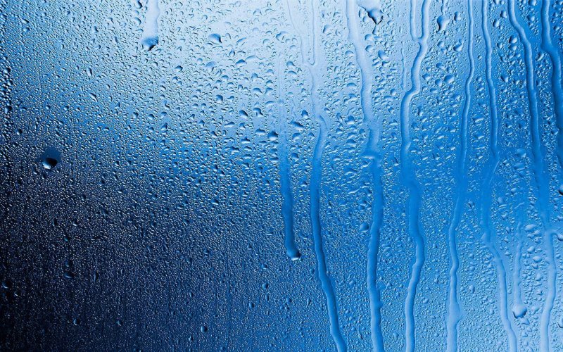 Стекло с каплями