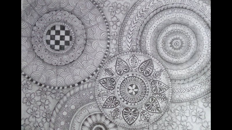 Мандала штукатурка