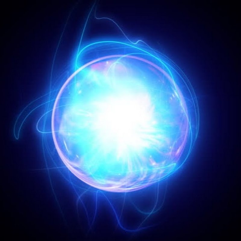 Светящийся энергетический шар