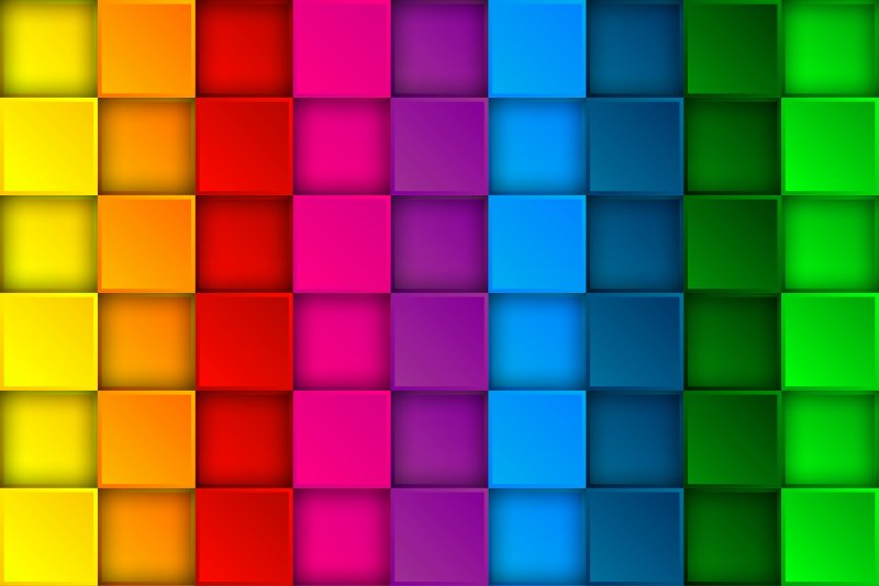 Разноцветные квадраты