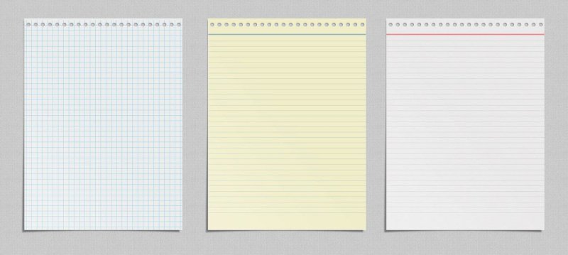 Лист блокнота