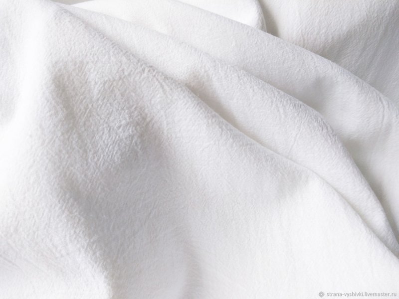 Хлопчатобумажная ткань белая