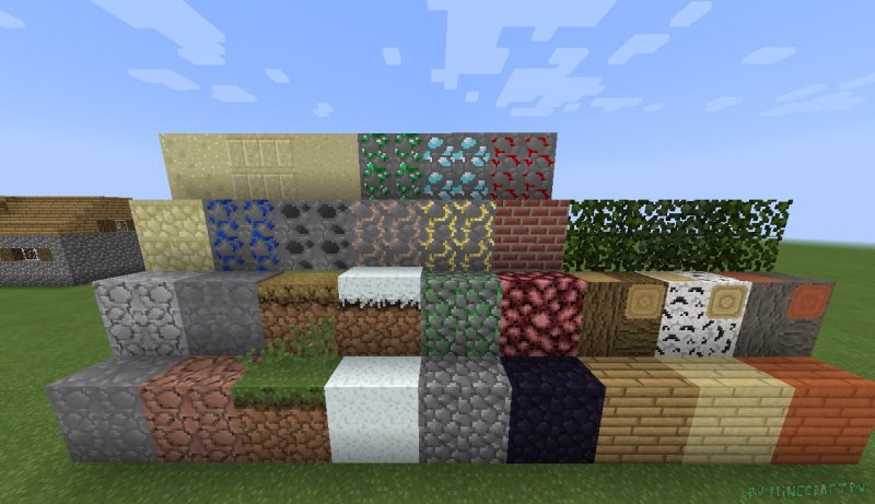 Красивые блоки в МАЙНКРАФТЕ