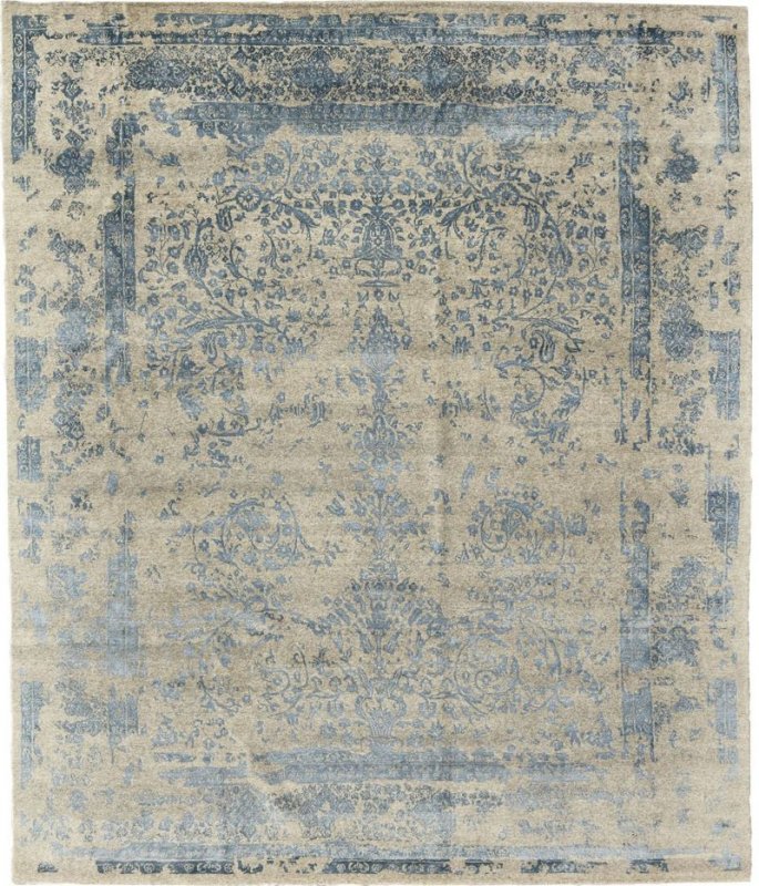 Ковер с эффектом потертости